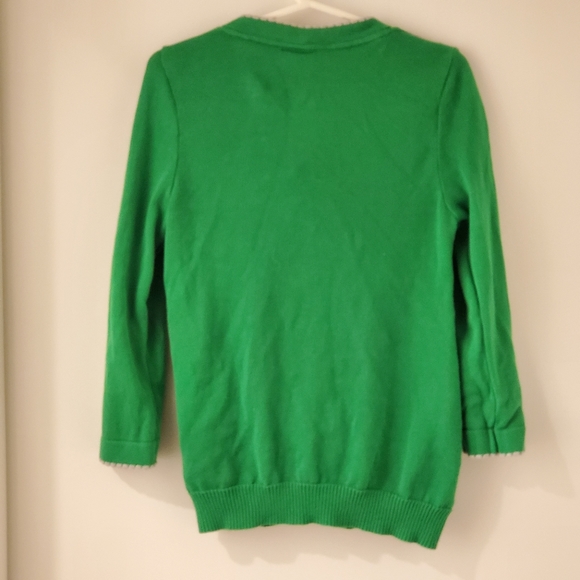 Anthropologie green button up cardigan sz small - Picture 5 of 5